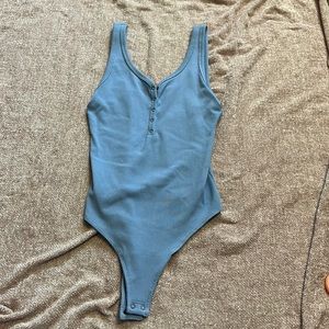 Blue Abercrombie body suit